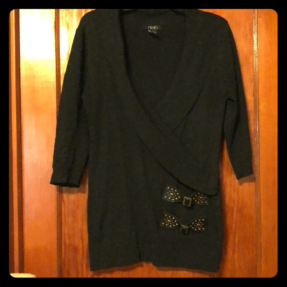 Black long sweater